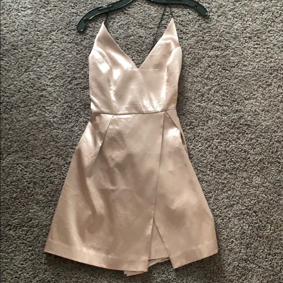 light pink silk slip dress